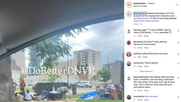 A screenshot from the DoBetterDNVR Instagram page. (Screenshot via Instagram)